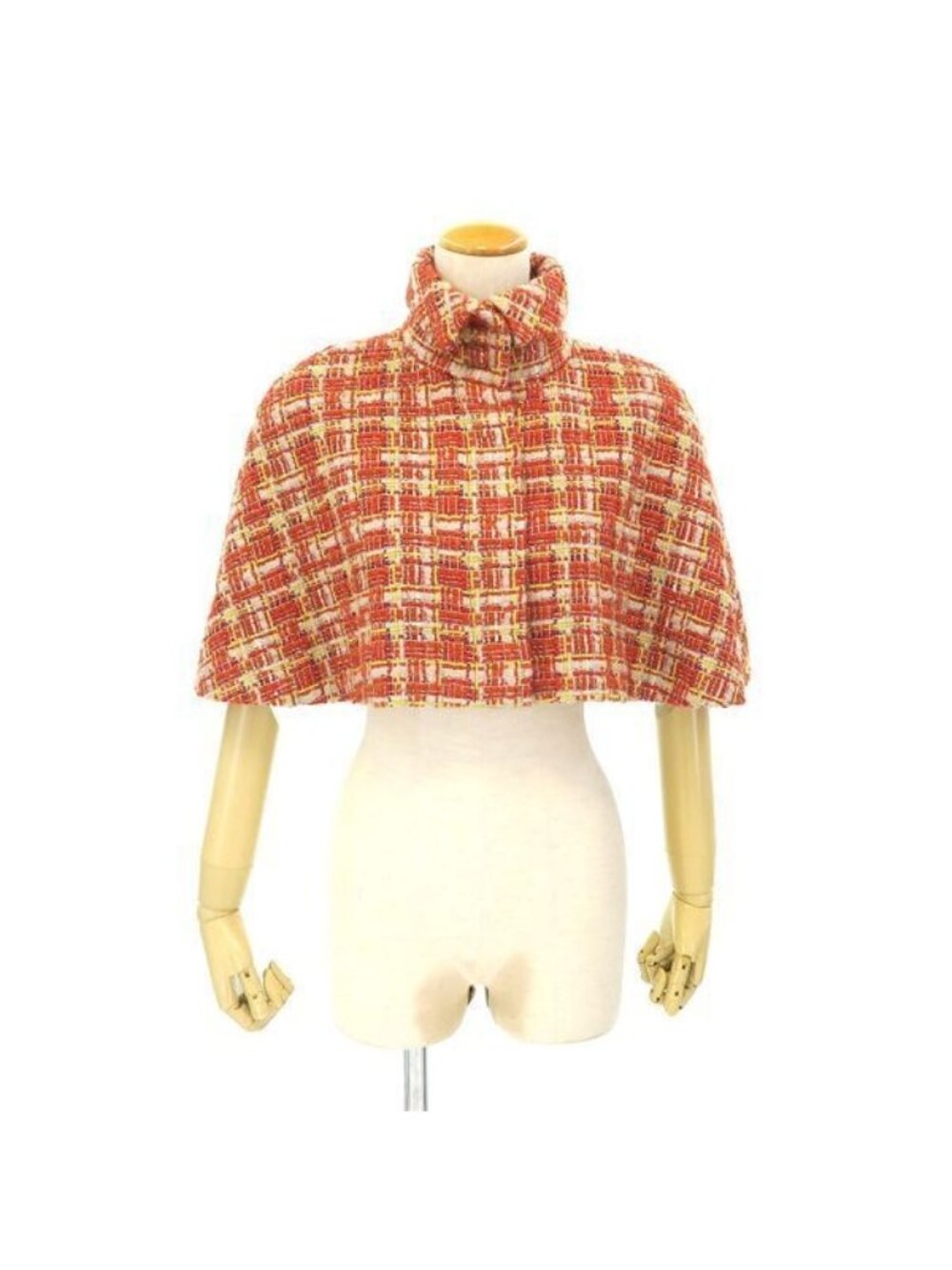 Chanel Tweed Cape Orange